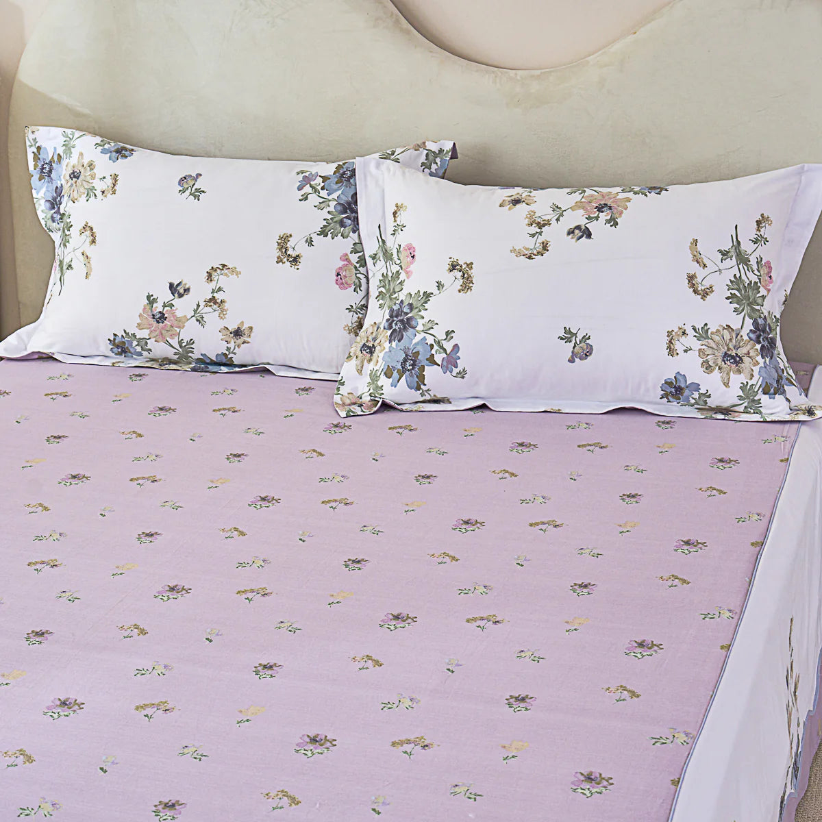Pura Cotton Bedskirt Duvet Cover Set
