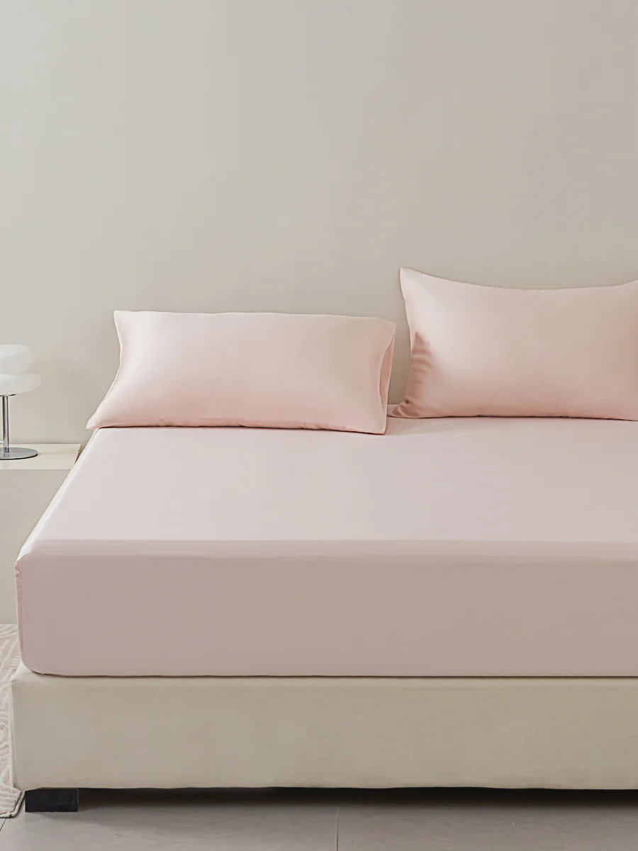 Dreamy Pink Tencel™ Fitted Sheet
