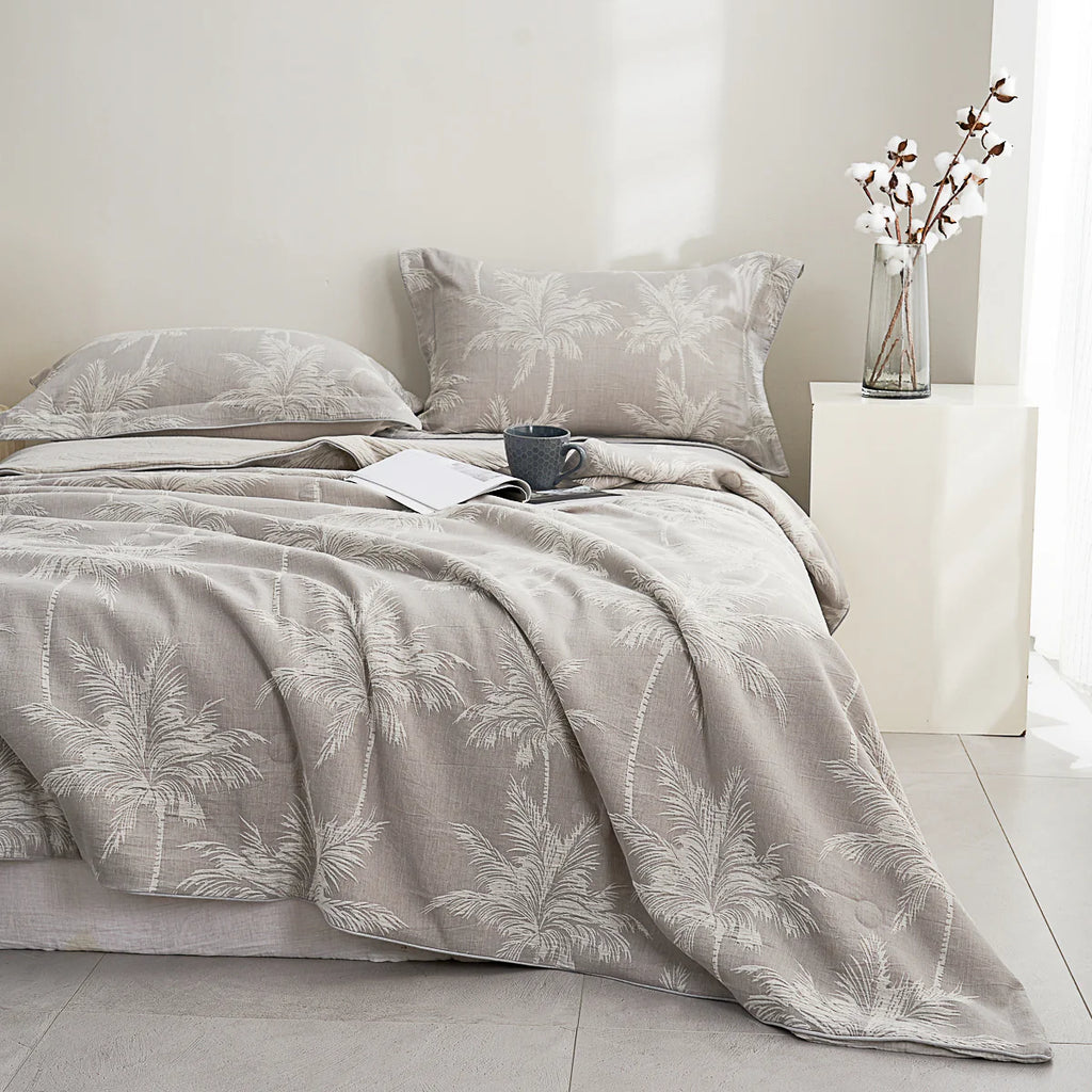 Cotton Jacquard Soybean Fiber Light Comforter Set