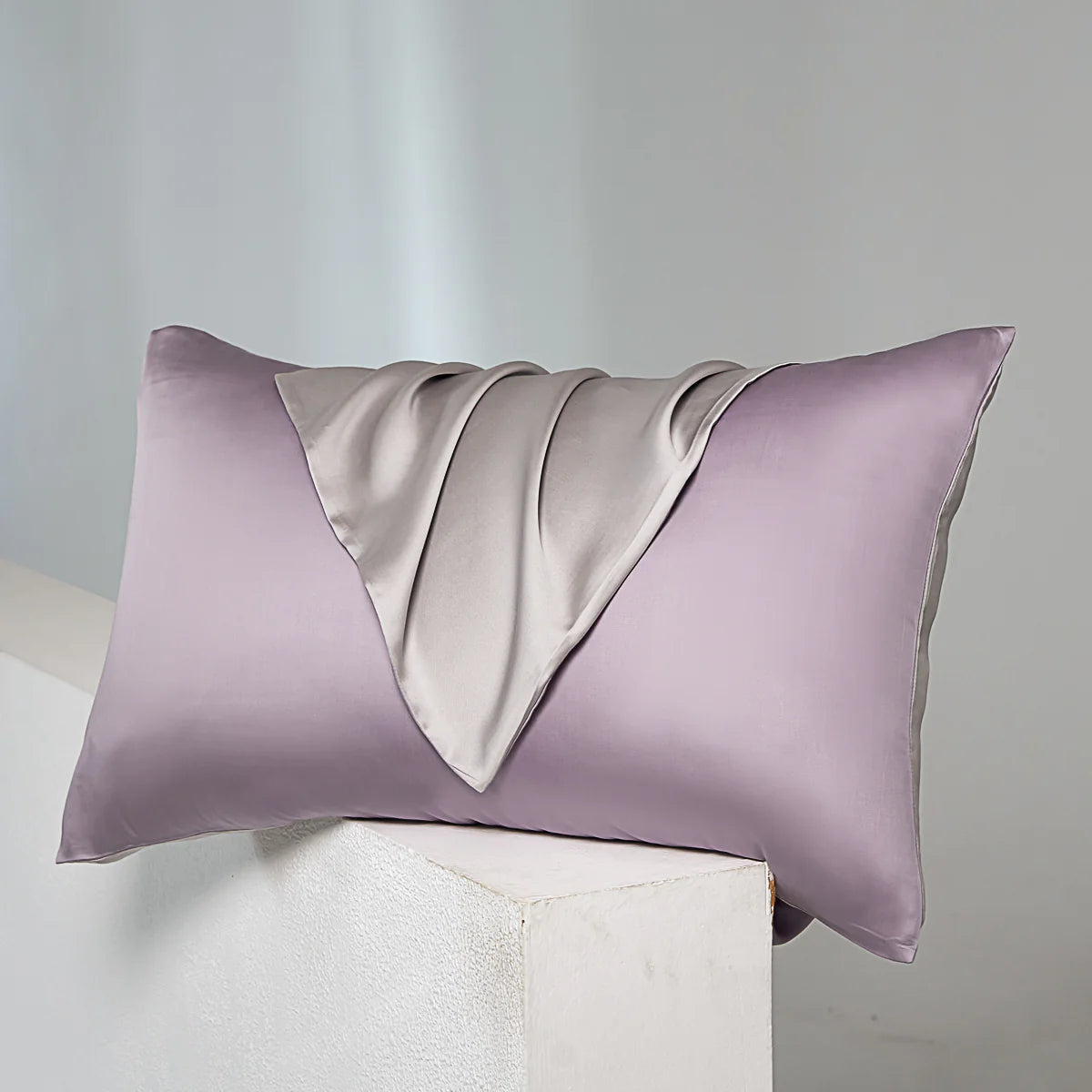 Starry Purple Tencel™ Pillow Sham Set