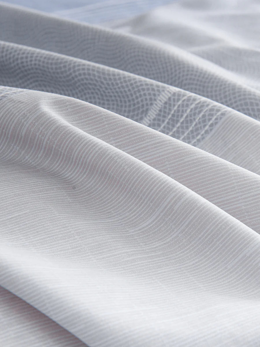 Borgan Cotton Fitted Sheet Duvet Cover Set