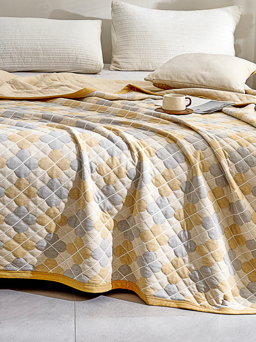 Asher Cotton Knitted Summer Blanket