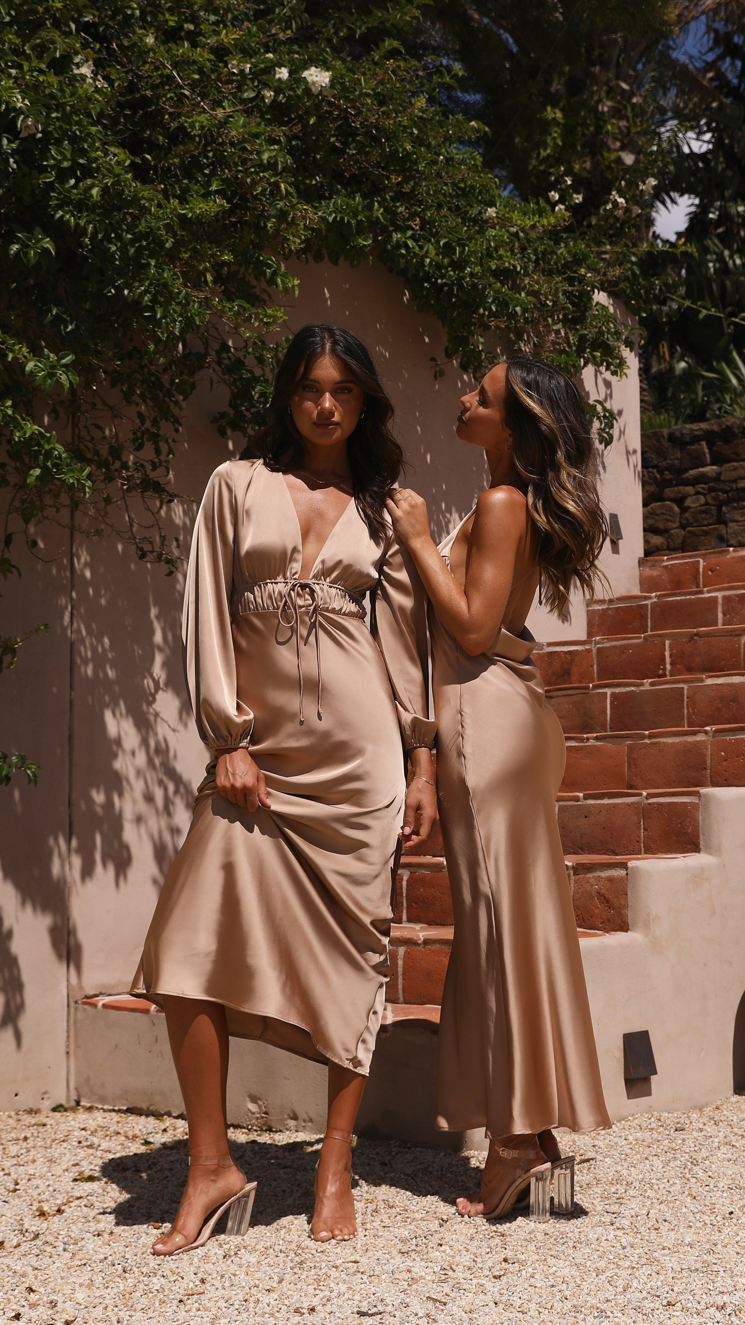 Amara Maxi Dress - Latte
