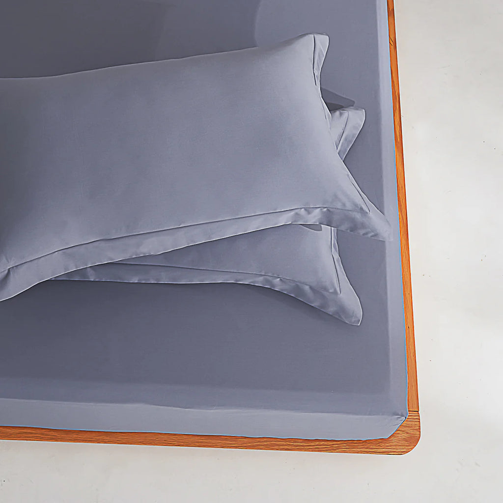 Jazz Blue Premium Cotton Fitted Sheet