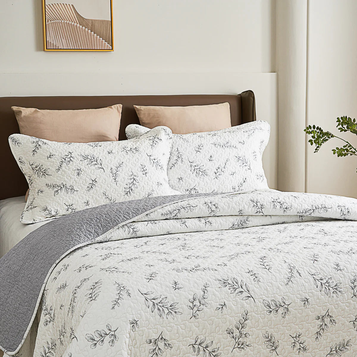 Joanny Floral Cotton Quilt Set