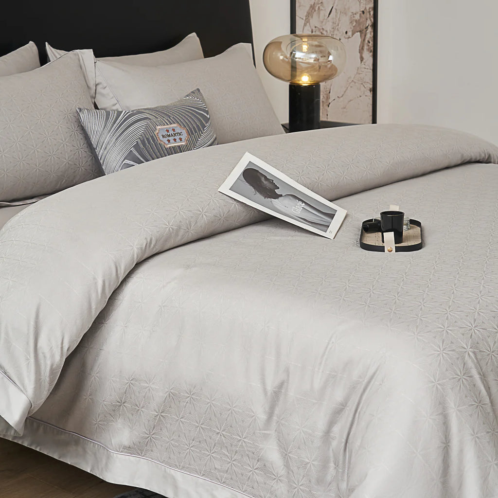 Troy Jacquard Premium Cotton Fitted Sheet Set