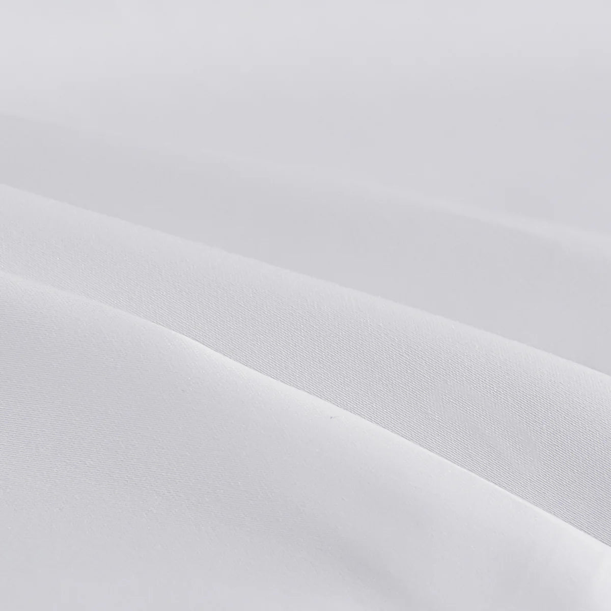 Snowflake White Premium Cotton Fitted Sheet