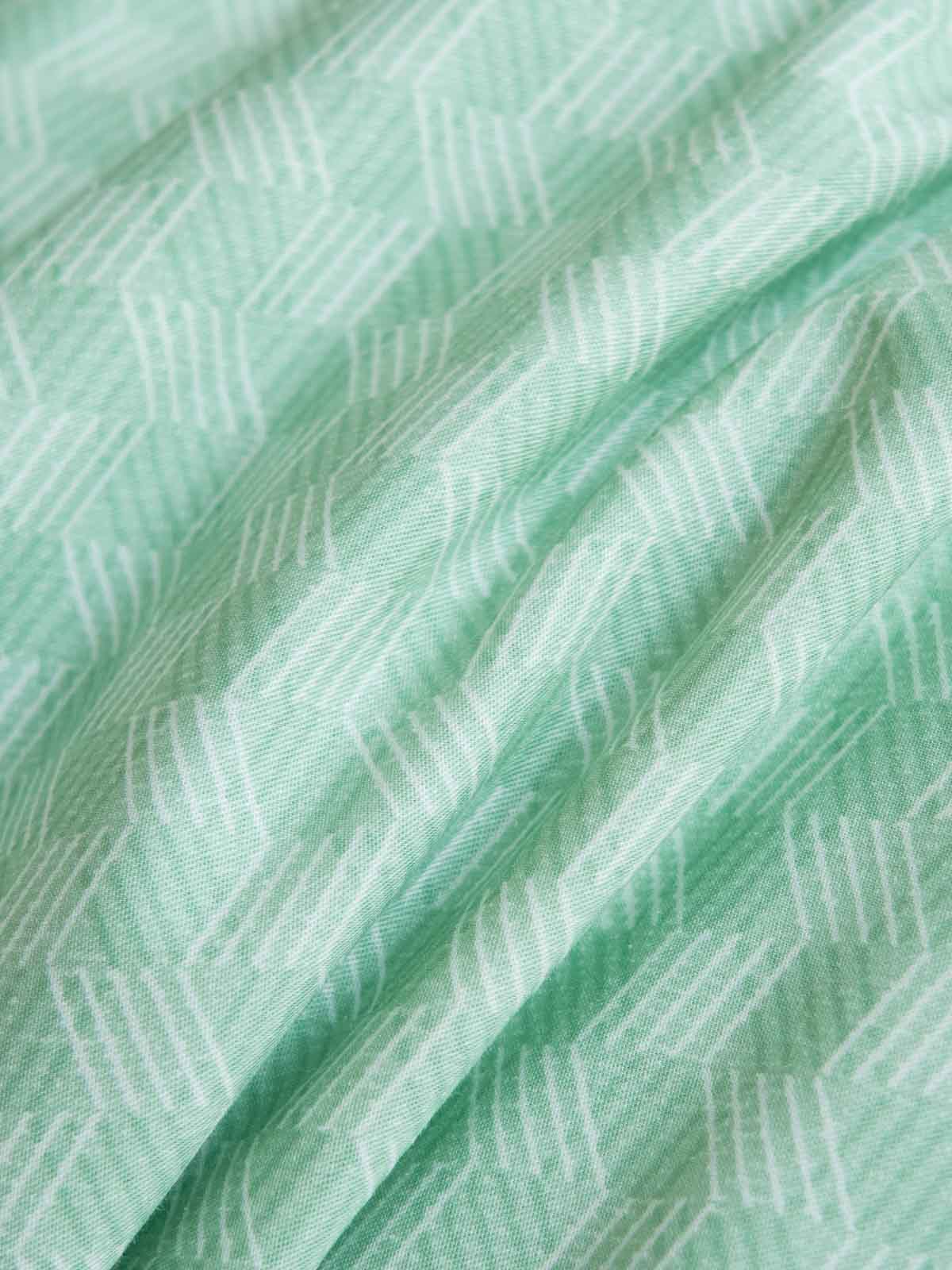 Xi Matcha Green Pattern Cotton Light Comforter