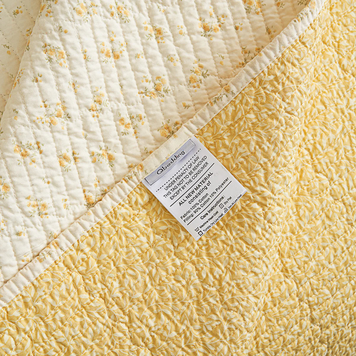 Belle Floral Cotton Quilt Set