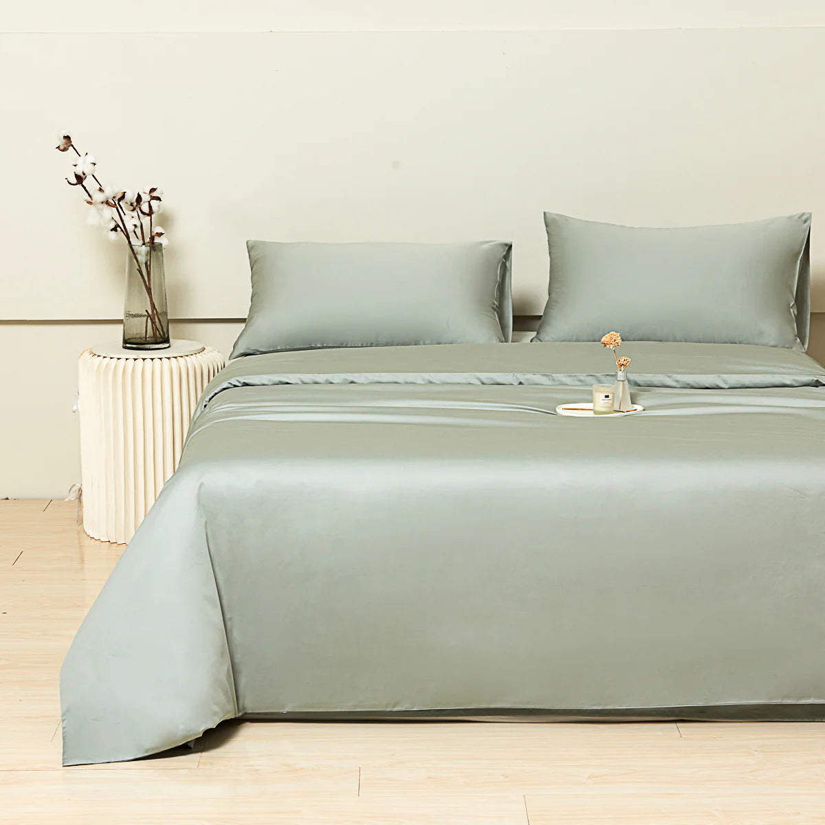 Sunny Green Premium Cotton Duvet Cover Set