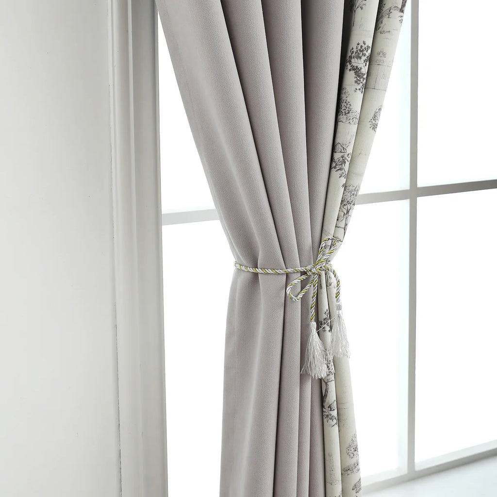 Aura French Country Floral Curtain