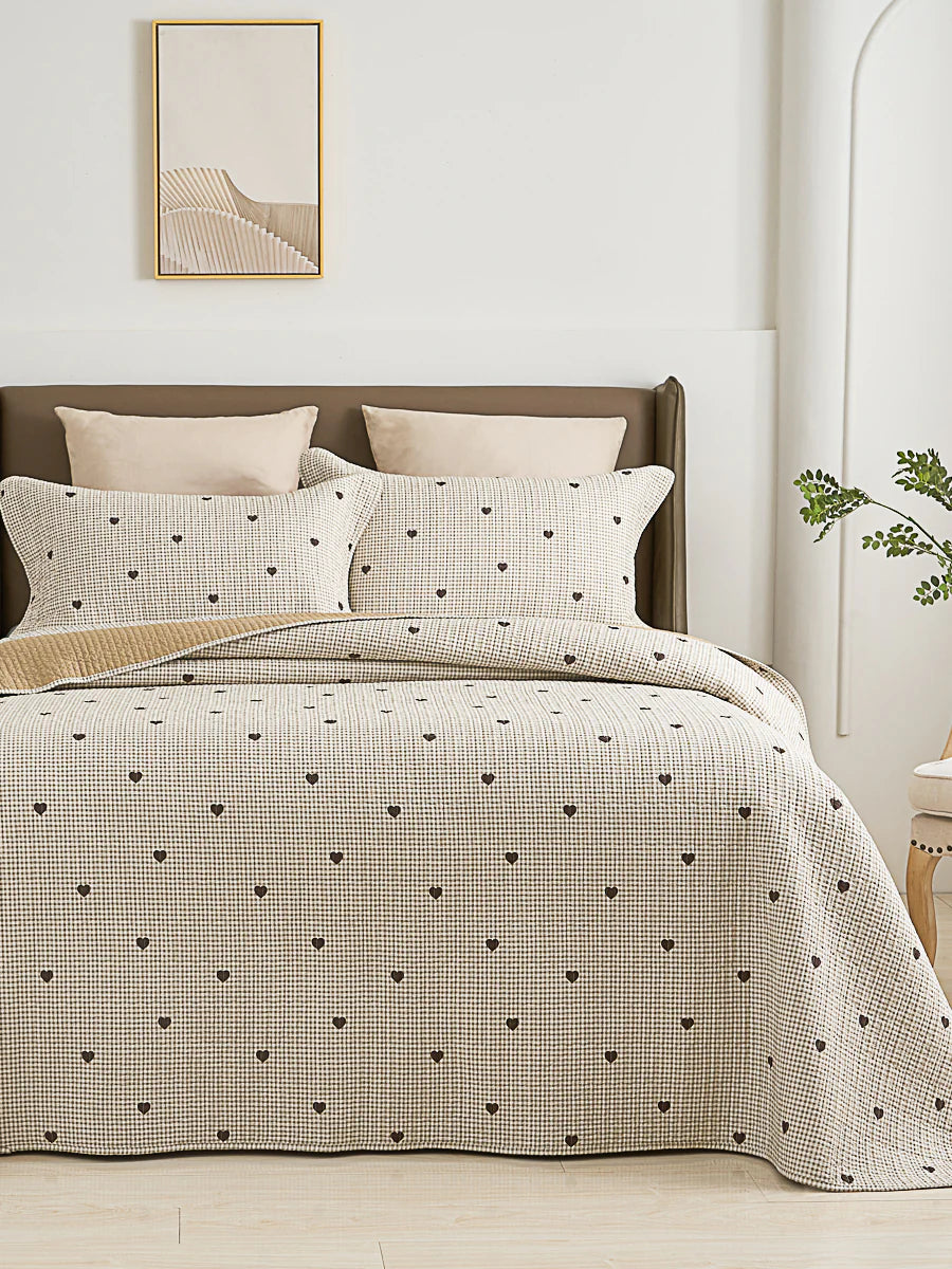 Cavani Pattern Cotton Quilt Set