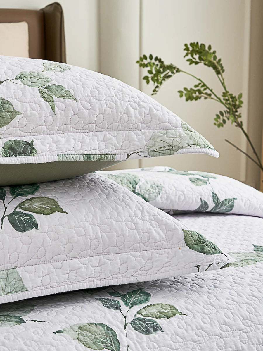 Kaman Floral Cotton Quilt Set