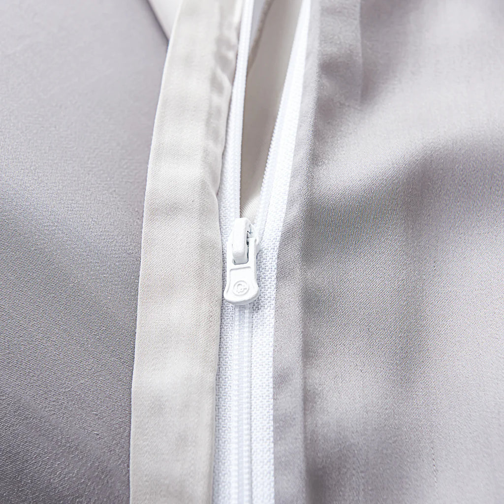 Cloudy Gray Tencel™ Fitted Sheet Set