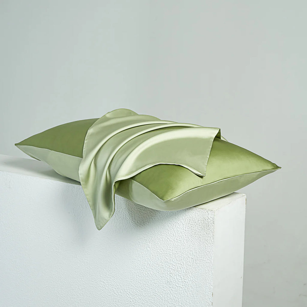 Glaze Green Tencel™ Pillow Sham Set