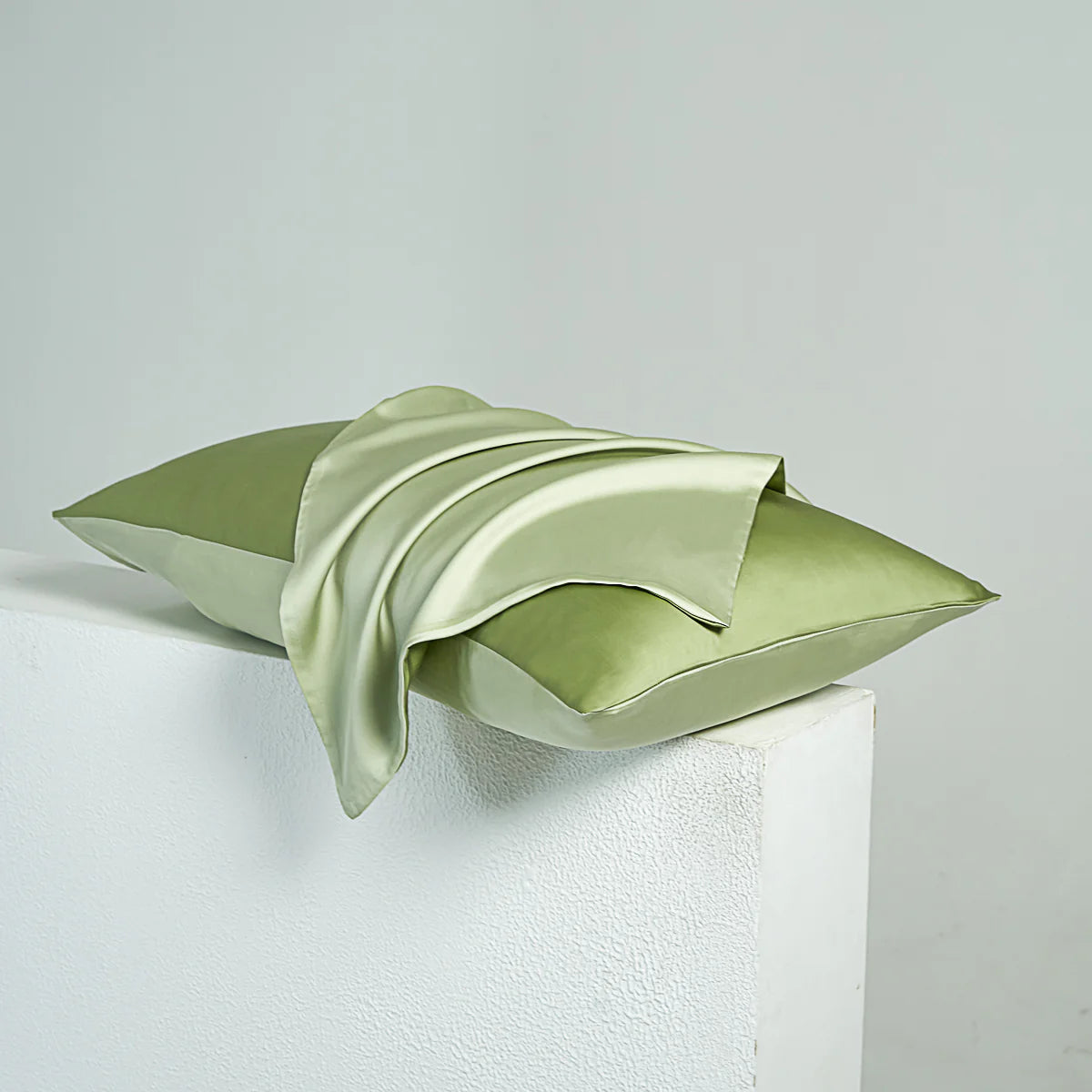 Glaze Green Tencel™ Pillow Sham Set