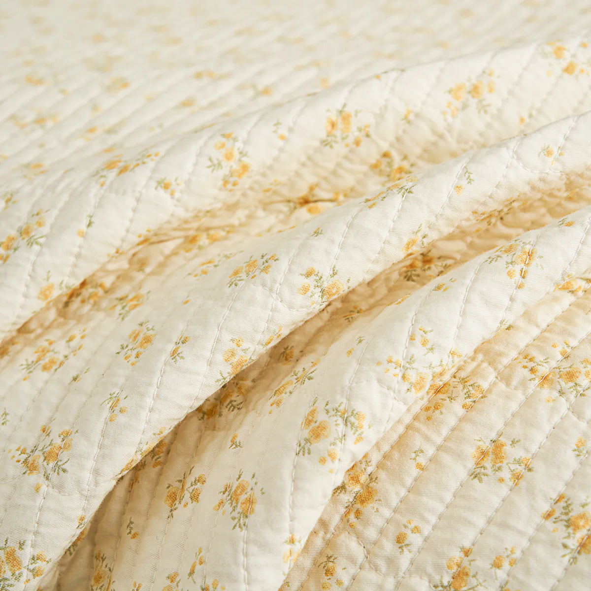 Belle Floral Cotton Quilt Set