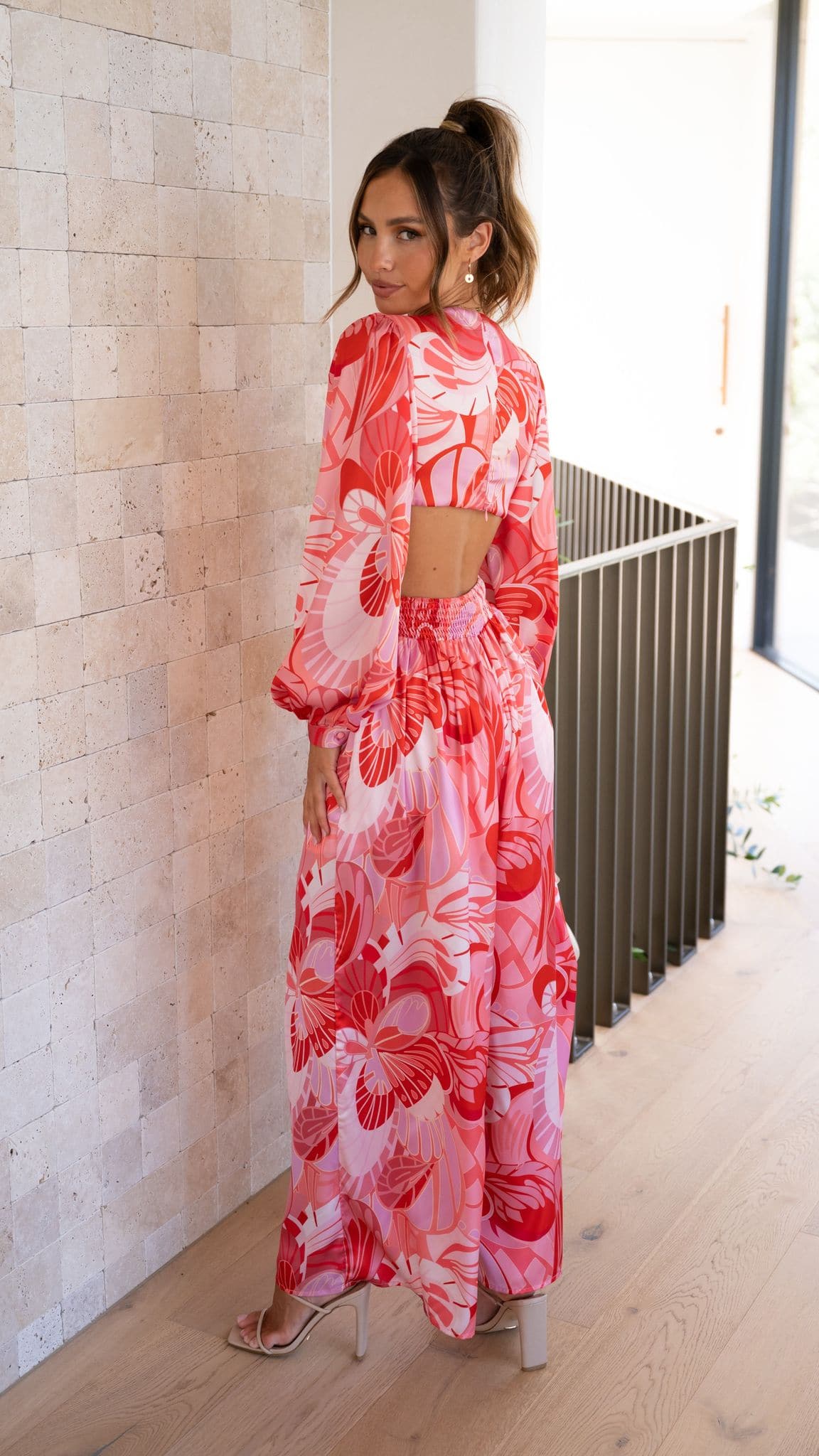 Angela Jumpsuit - Pink Floral