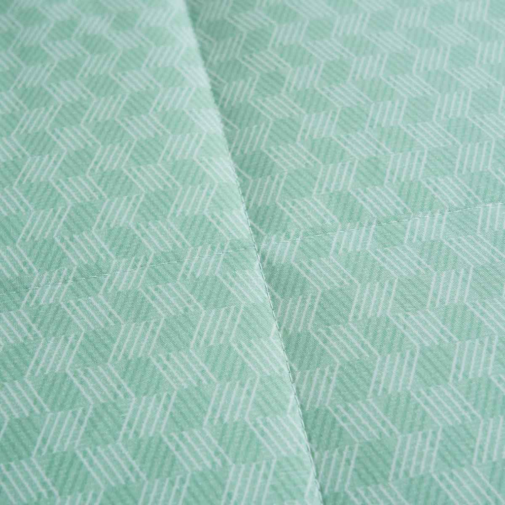 Xi Matcha Green Pattern Cotton Light Comforter