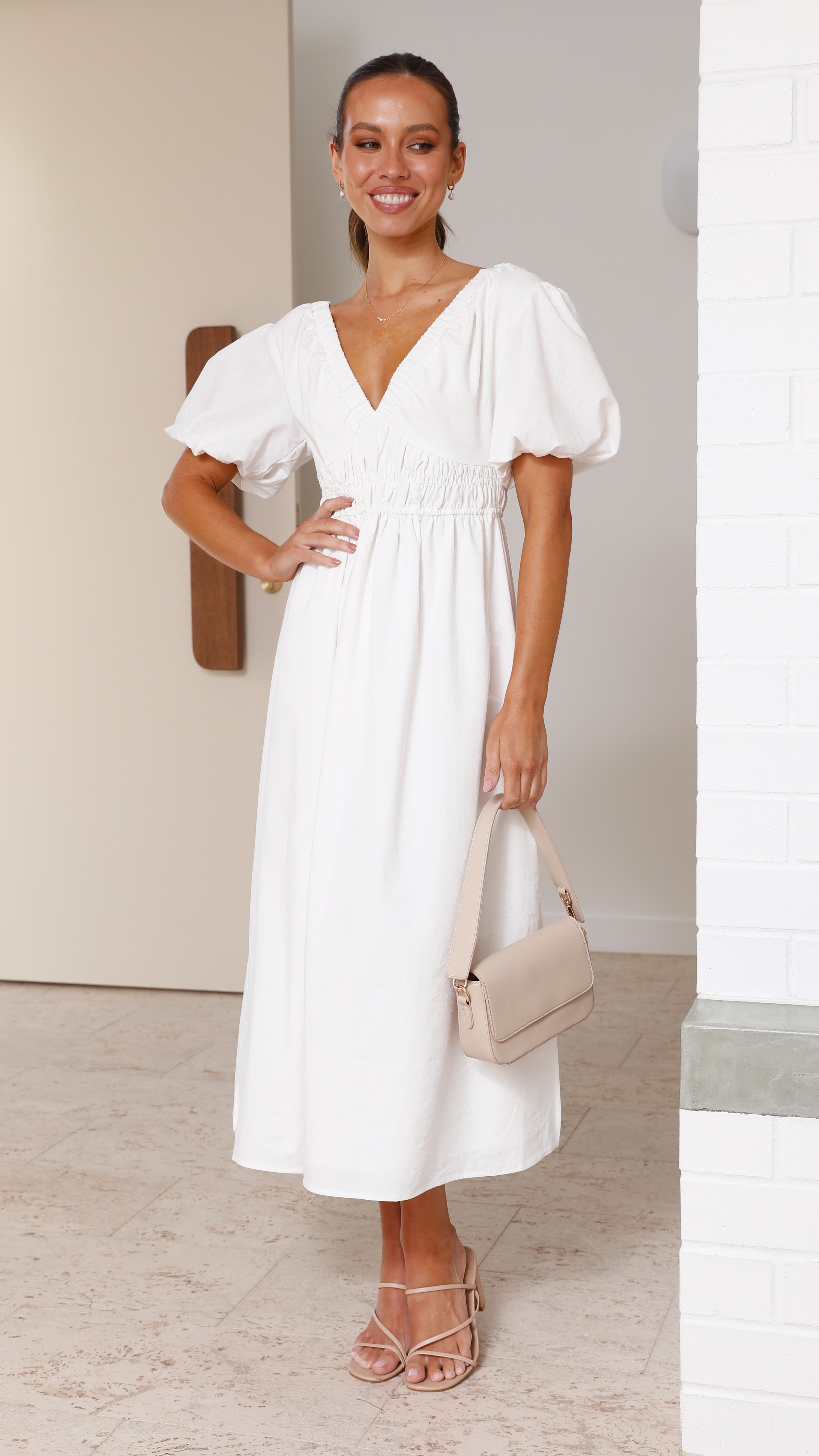 Fiore Maxi Dress - White