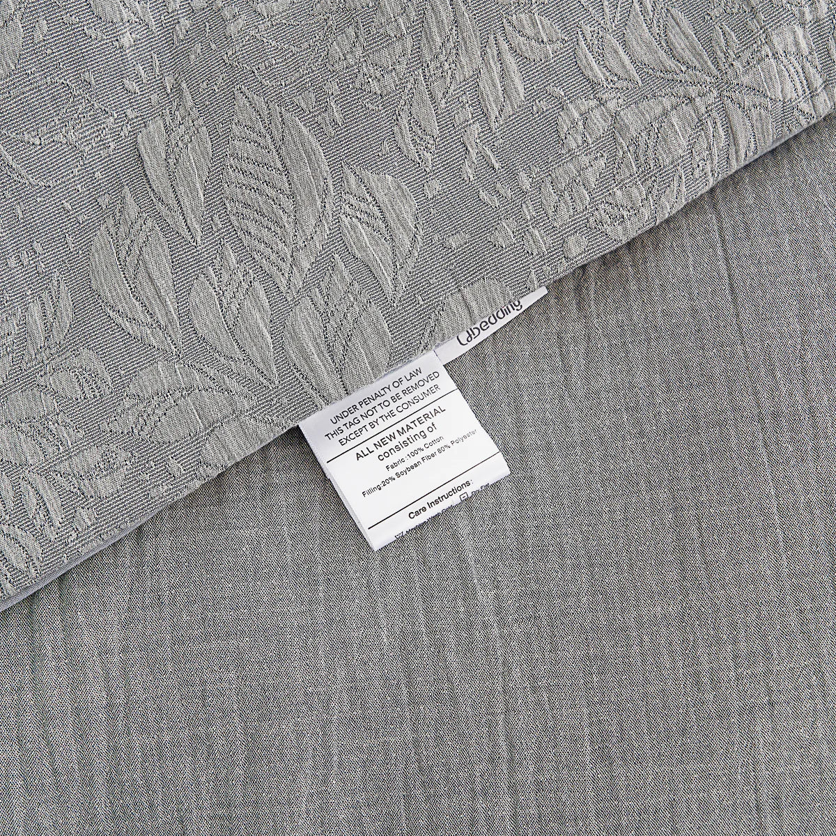 Cotton Jacquard Soybean Fiber Light Comforter Set