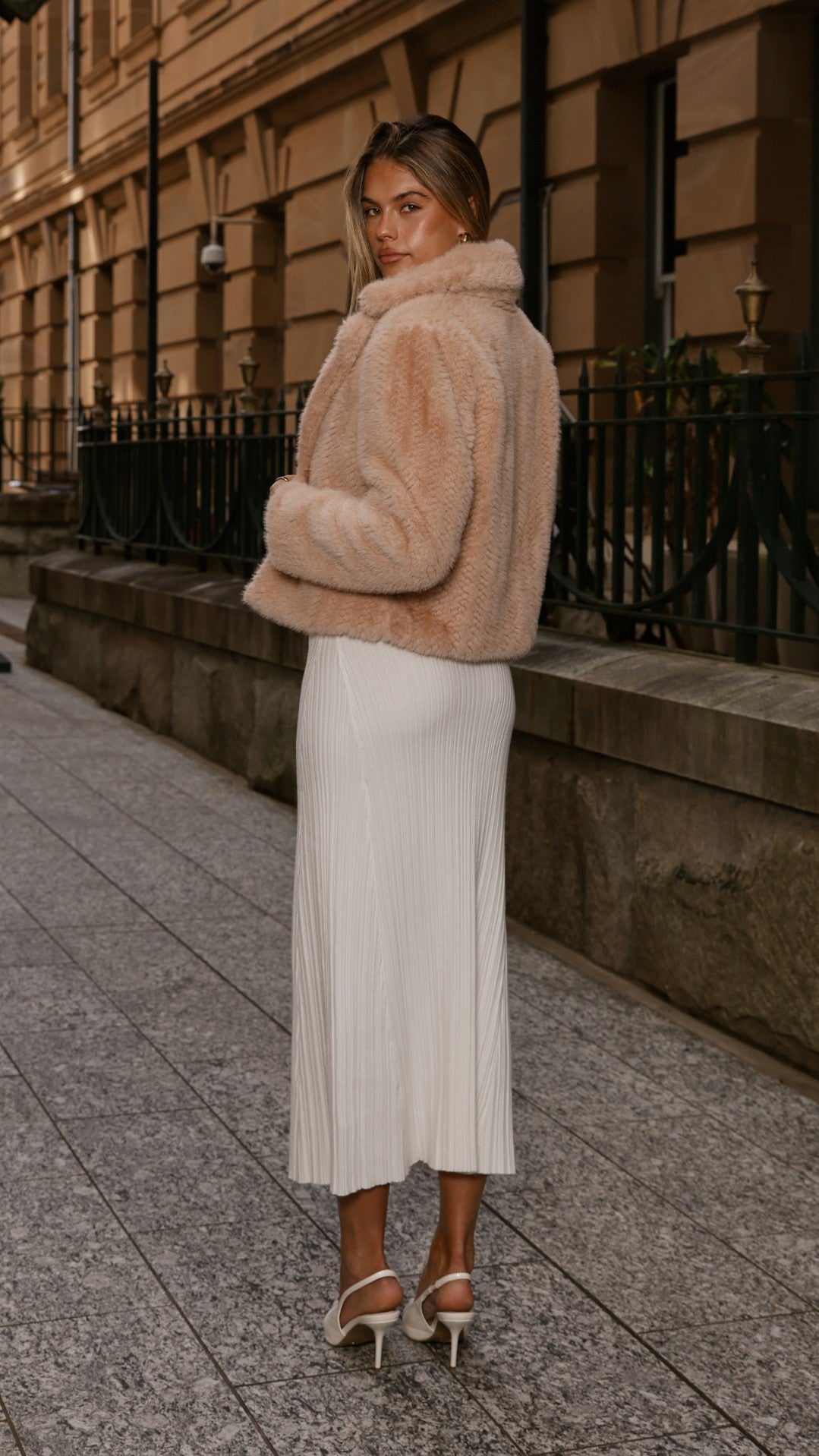Kristin Crop Jacket - Oat
