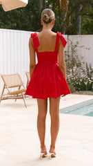 Haisley Mini Dress - Red