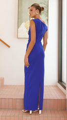 Lilah Maxi Dress - Cobalt Blue