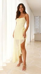 Caliste Midi Dress - Yellow