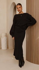 Cohen Knit Jumper - Black