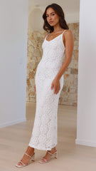 Kaden Maxi Dress - White