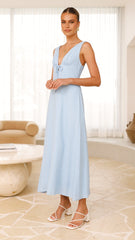Kataryna Maxi Dress -Blue