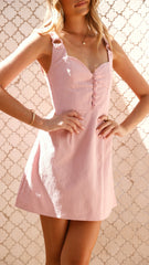 Allura Mini Dress - Pink