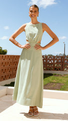 Kimberley Maxi Dress - Sage