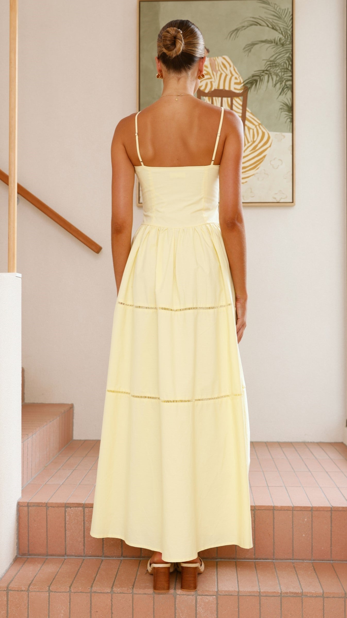 Isabella Maxi Dress - Yellow