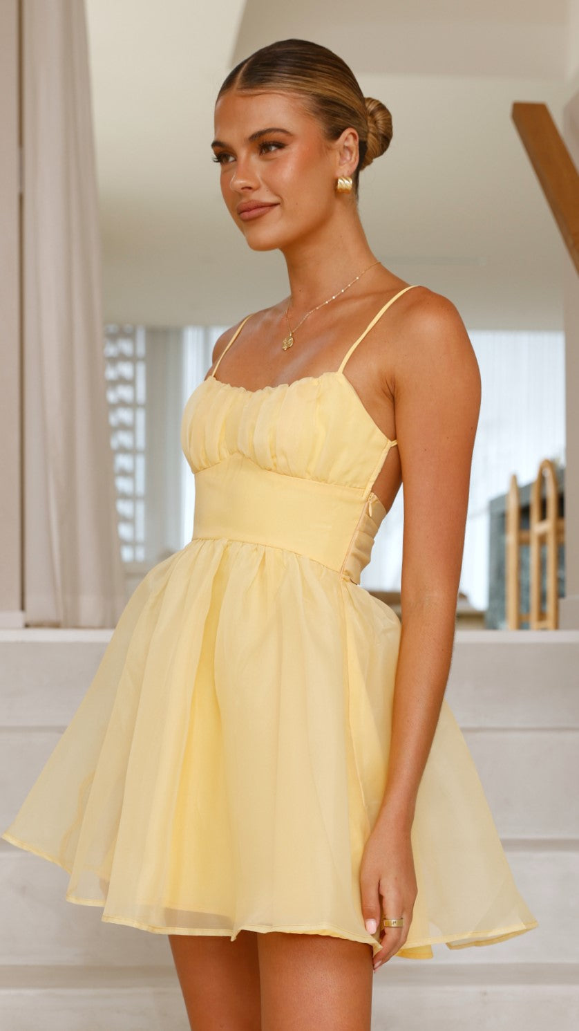 Ciele Mini Dress - Lemon