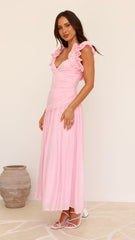 Alma Maxi Dress - Pink