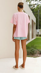 Cosmic Cowgirl Top and Shorts Set - Pink/Green