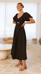 Christina Maxi Dress - Black