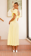 Christina Maxi Dress - Lemon