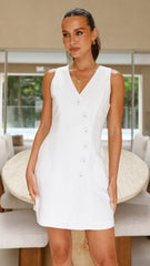 Basia Mini Dress - White