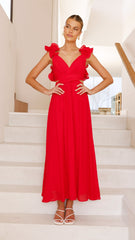 Galilhai Maxi Dress - Red