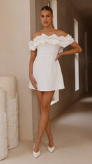 Bernadette Mini Dress - White