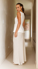 Amber Top - White