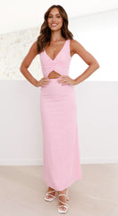 Mahalia Maxi Dress - Baby Pink