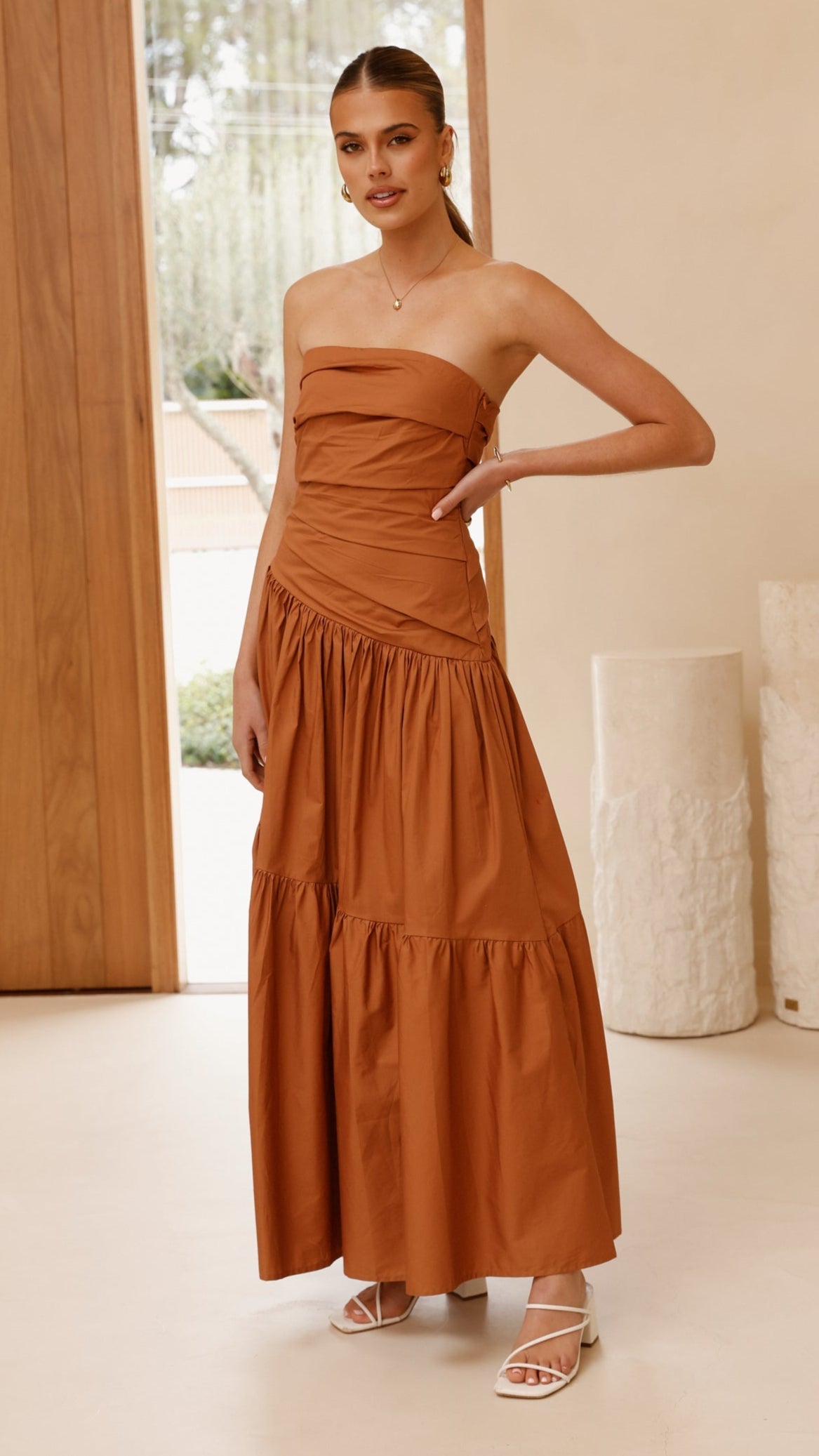 Lola Maxi Dress - Chocolate