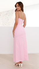 Mahalia Maxi Dress - Baby Pink