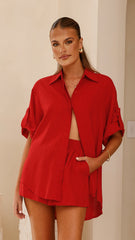 Alma Shorts - Red