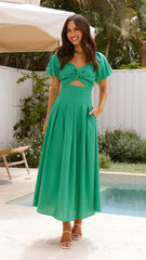 Christina Maxi Dress - Green