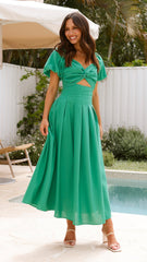 Christina Maxi Dress - Green